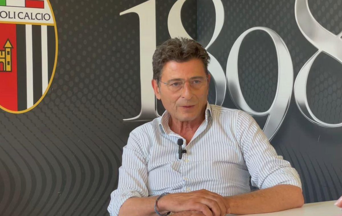 Ascoli, Passeri commosso: il messaggio ai tifosi bianconeri